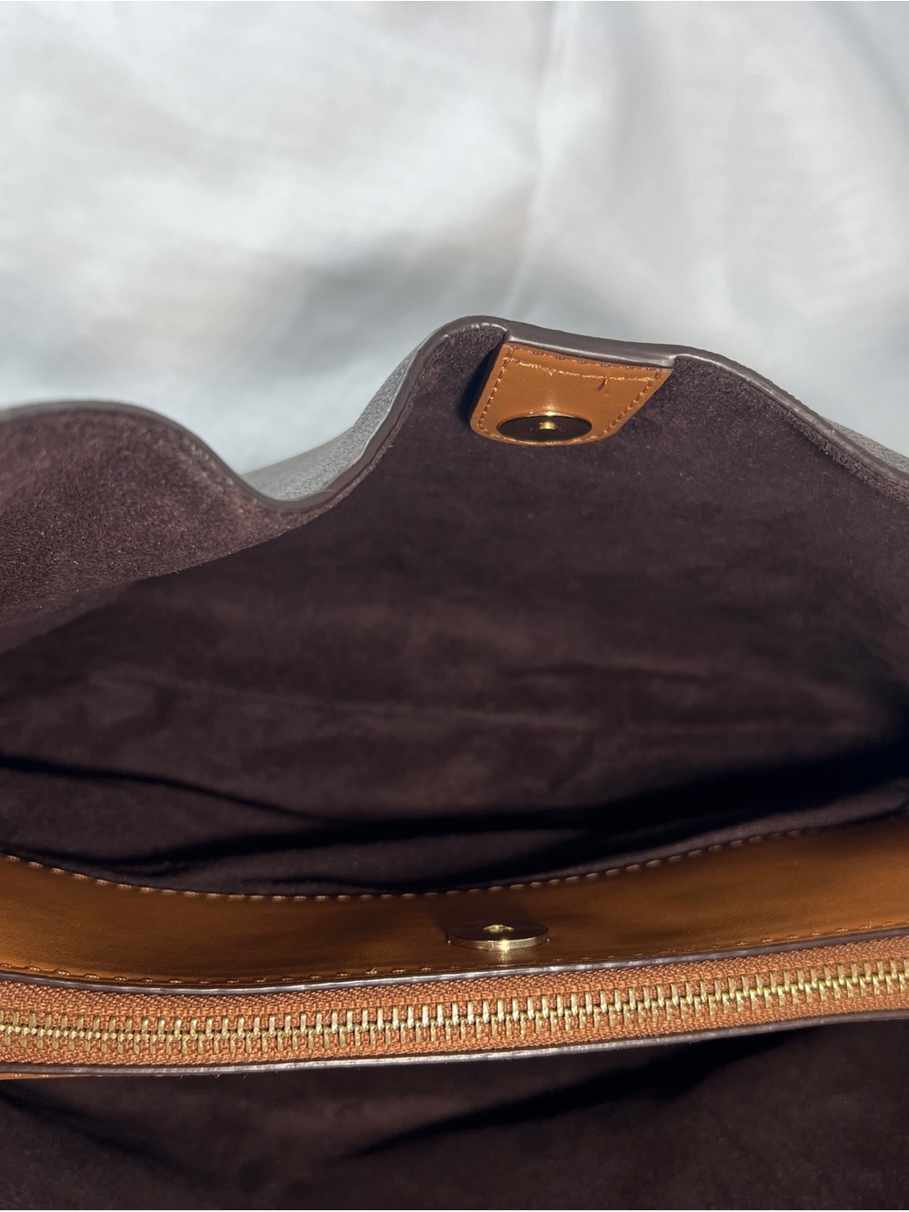 Michael Kors Kelsey Large Logo Shoulder Bag Brown Acorn w/ Coordinating Wallet - Picture 8 of 16